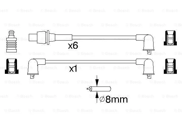 Ignition Cable Kit (0 986 356 927)