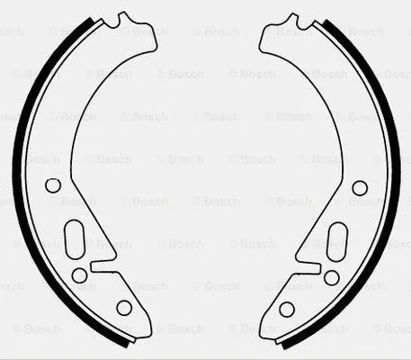 Brake Shoe Set (0 986 487 220)