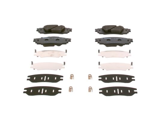 Brake Pad Set, disc brake (0 986 424 927)