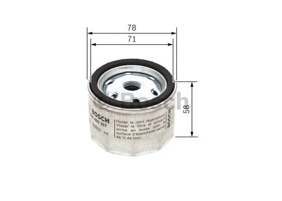 Air Filter, turbocharger (F 026 400 307)