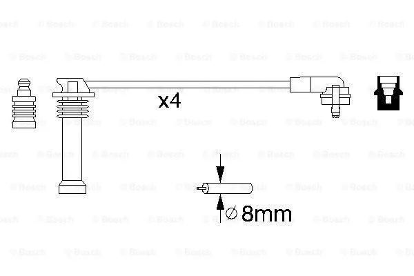 Ignition Cable Kit (0 986 356 805)