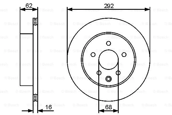 Brake Disc (0 986 479 453)
