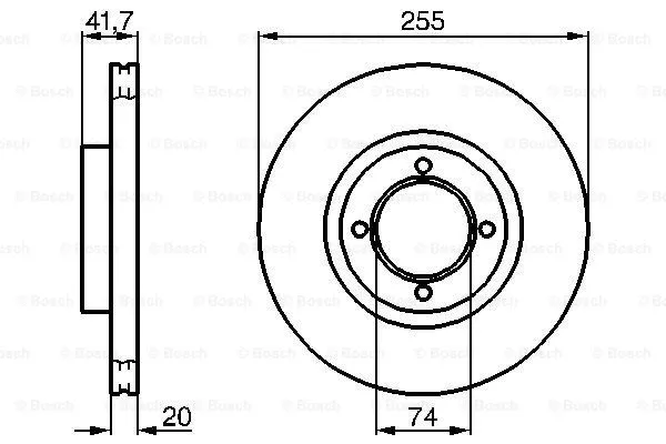 Brake Disc (0 986 478 106)