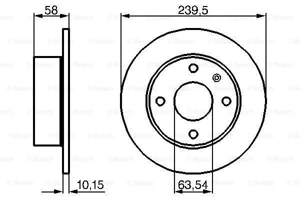 Brake Disc (0 986 478 072)