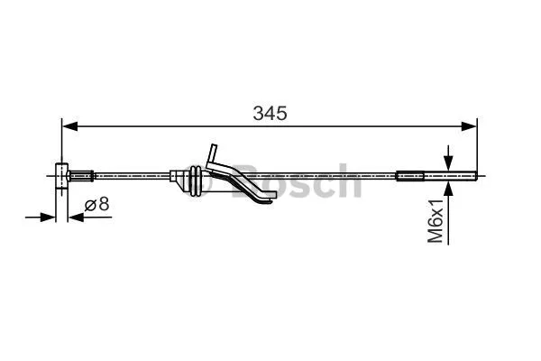 Cable Pull, parking brake (1 987 482 059)