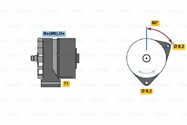 Alternator (0 120 489 065)