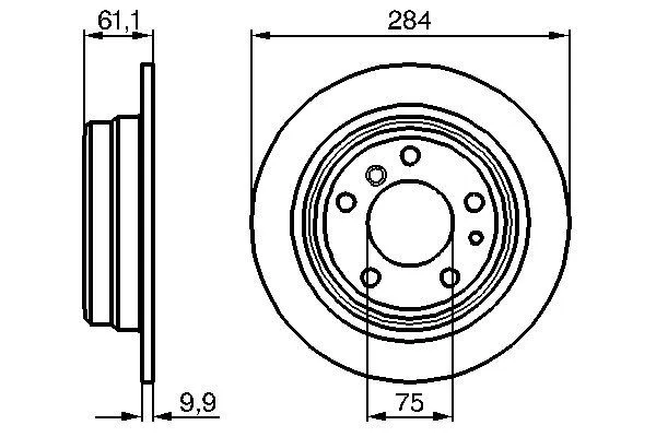 Brake Disc (0 986 478 044)