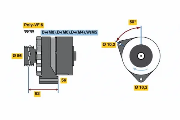Alternator (6 033 GB3 040)