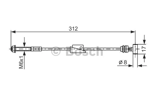 Cable Pull, parking brake (1 987 477 517)