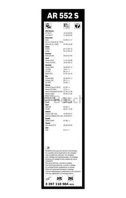 Wiper Blade (3 397 118 984)