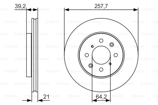 Brake Disc (0 986 479 S26)
