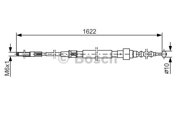 Cable Pull, parking brake (1 987 477 167)