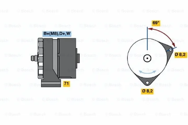 Alternator (0 120 469 788)