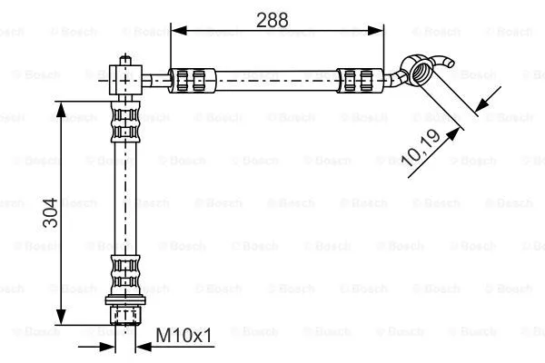 Brake Hose (1 987 476 358)