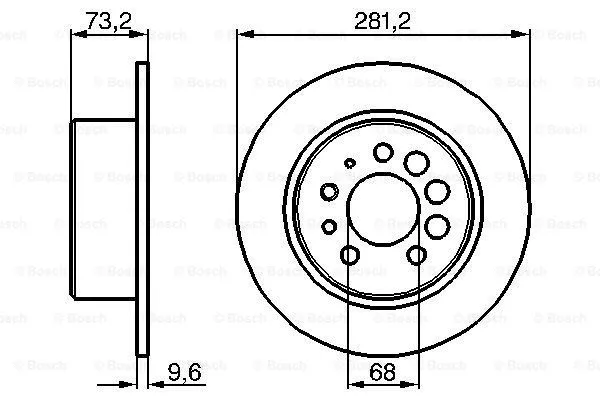 Brake Disc (0 986 478 143)