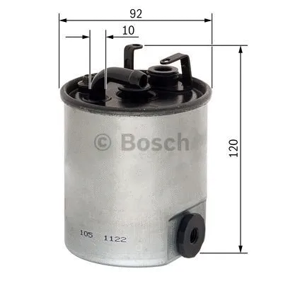 Fuel Filter (F 026 402 044)