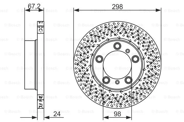 Brake Disc (0 986 479 675)