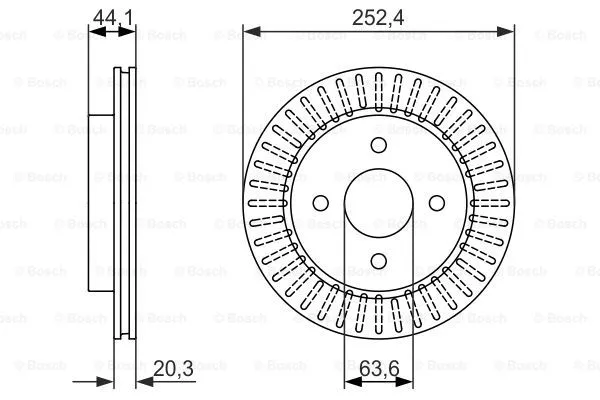Brake Disc (0 986 479 887)