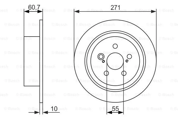 Brake Disc (0 986 479 613)