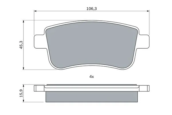 Brake Pad Set, disc brake