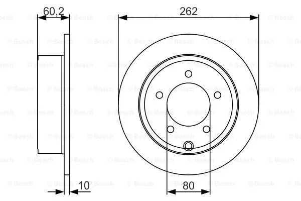 Brake Disc (0 986 479 A39)