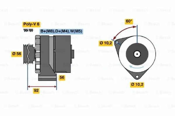 Alternator (0 120 469 104)