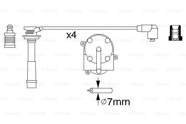 Ignition Cable Kit (0 986 356 931)