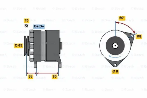Alternator (9 120 334 324)