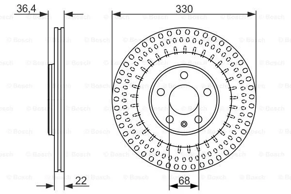 Brake Disc (0 986 479 750)