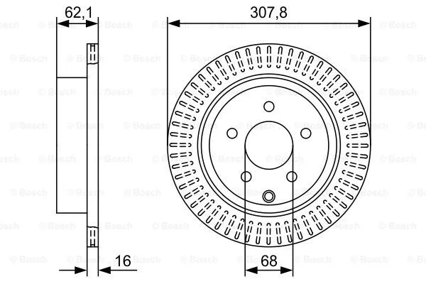 Brake Disc (0 986 479 W11)