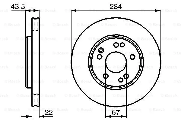 Brake Disc (0 986 478 589)