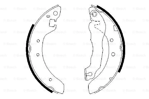 Brake Shoe Set (0 986 487 299)