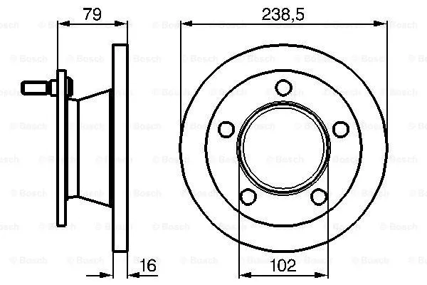 Brake Disc (0 986 478 357)