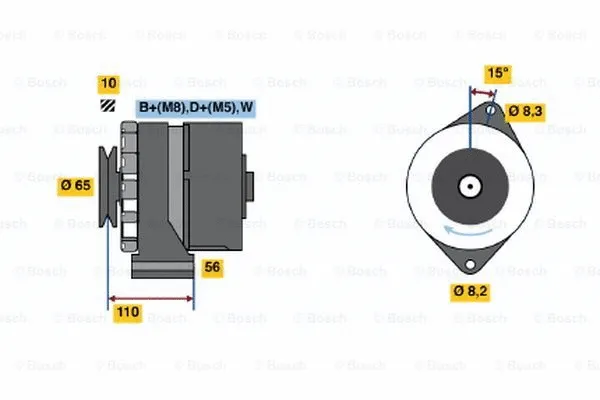 Alternator (0 986 036 510)