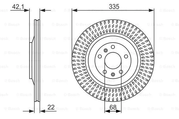 Brake Disc (0 986 479 591)
