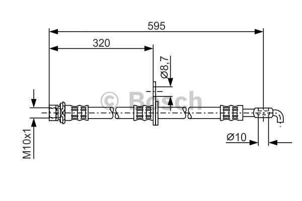 Brake Hose (1 987 476 257)