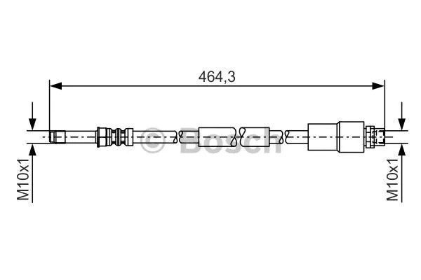 Brake Hose (1 987 481 541)