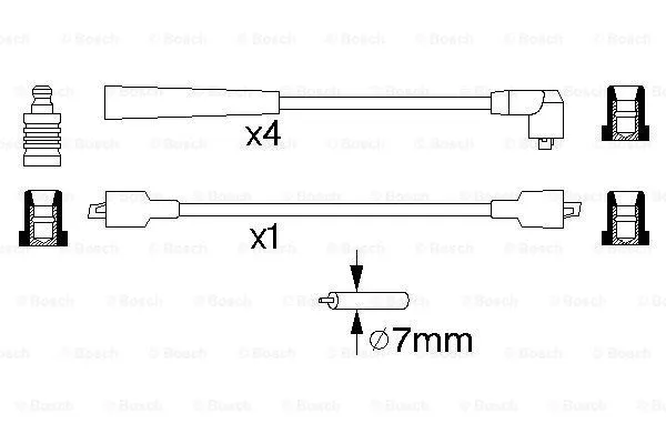 Ignition Cable Kit (0 986 356 839)