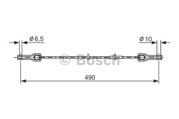 Cable Pull, parking brake (1 987 477 360)