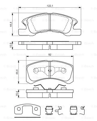Brake Pad Set, disc brake