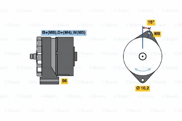 Alternator (0 120 469 850)