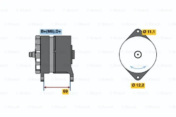 Alternator (0 120 489 136)