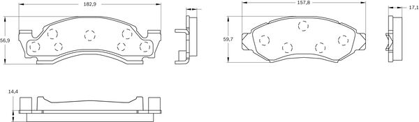 Brake Pad Set, disc brake