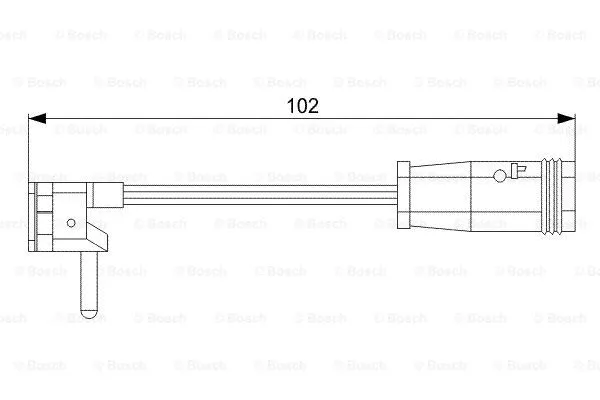 Warning Contact, brake pad wear (1 987 473 019)