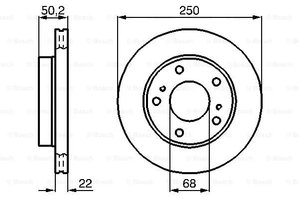 Brake Disc (0 986 478 685)