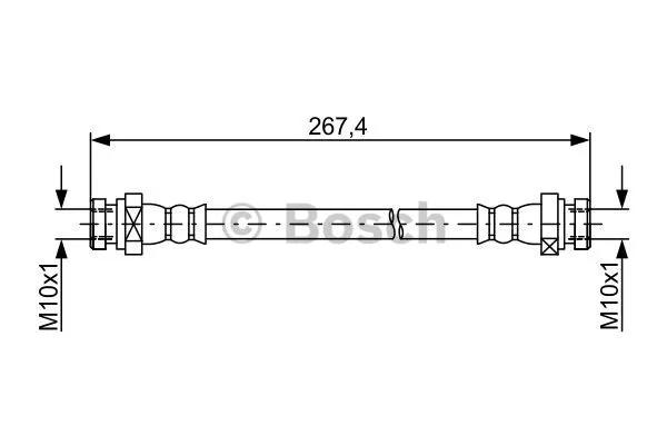 Brake Hose (1 987 481 886)