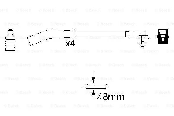 Ignition Cable Kit (0 986 356 829)