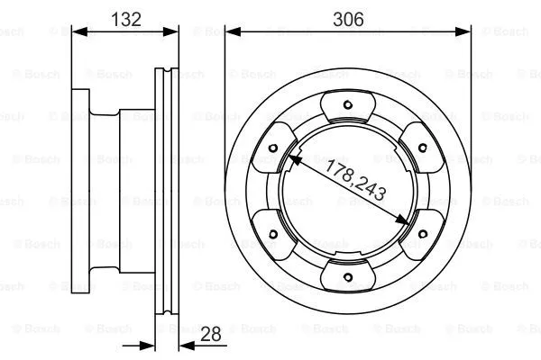 Brake Disc (0 986 479 A35)