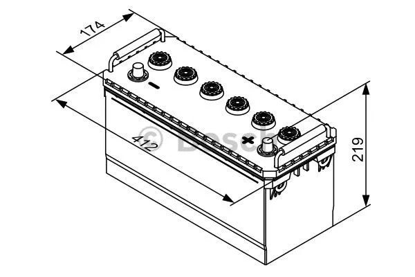 Starter Battery (0 092 T30 720)