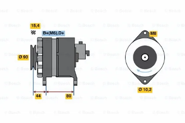 Alternator (9 120 334 639)